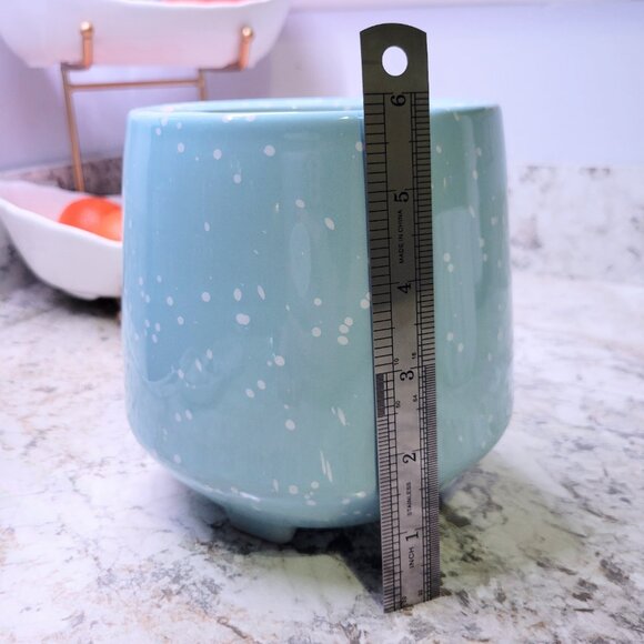 Set of Two Small Ceramic Pots - Picture 4 of 7